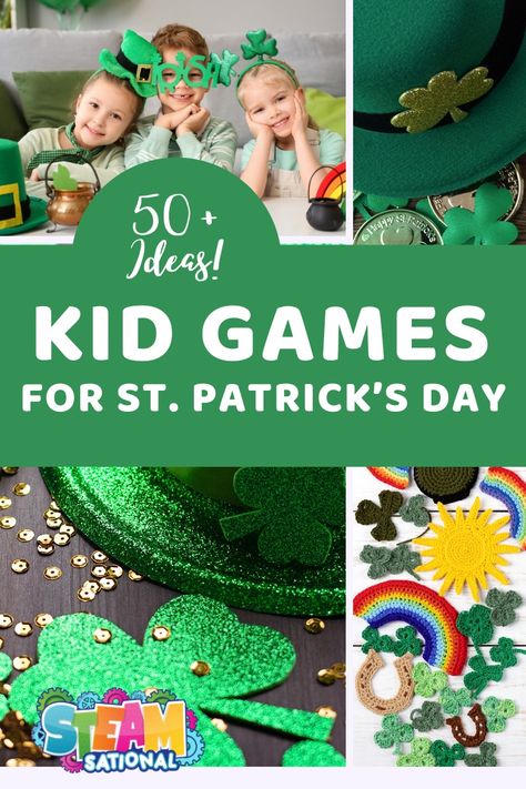 50+ Charming Saint Patrick's Day Games for Kids 1 Engineering Classroom, Leprechaun Games, Leprechaun Gold, Kindergarten Games, Irish Culture, Saint Patrick's Day, Preschool Games, Classroom Setting, St Paddy