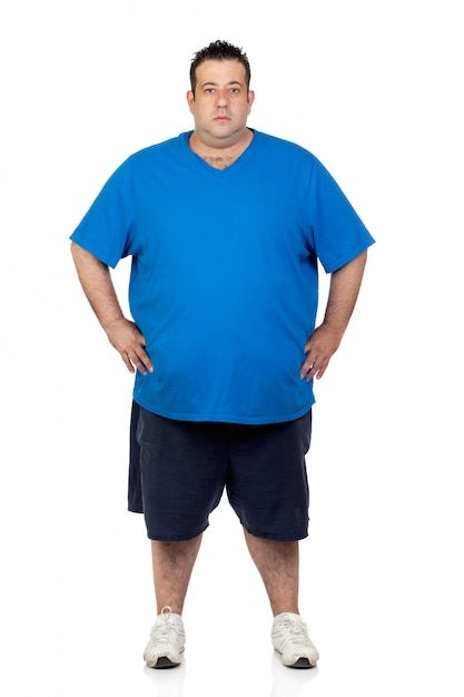 Seriously fat man isolated on white back... | Premium Photo #Freepik #photo #fat-man #obesity #big-man #overweight Mens Head Wrap, Fat Guy Fashion, Body Man, 1950s Mens Fashion, Chubby Guy, 1950s Mens, Chubby Cheeks, Fat Man, Studio Shoot