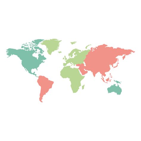 World Map Illustration Design, Cute World Map, World Map Graphic, World Continents, World Map Illustration, Blank World Map, World Map Vector, World Map Outline, Continent Map