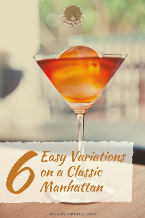 Easy Manhattan Cocktail, Winter Manhattan Cocktail, How To Make A Manhattan Cocktail, Bourbon Manhattan Recipe, Sweet Manhattan Cocktail, Manhattan Cocktail Variations, Old Fashioned Recipes Cocktail Bourbon, Manhatten Cocktail Recipes, Perfect Manhattan Cocktail