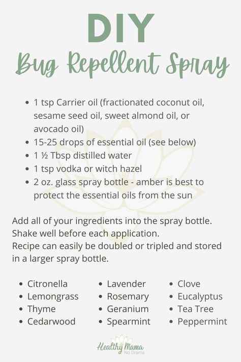 Diy Bug Repellent Spray, Essential Oil Bug Repellent, Insect Repellent Essential Oils, Homemade Bug Repellent, Repellent Diy, Essential Oil Bug Spray, Diy Bug Repellent, Essential Oil Spray Recipes, Bug Repellent Spray