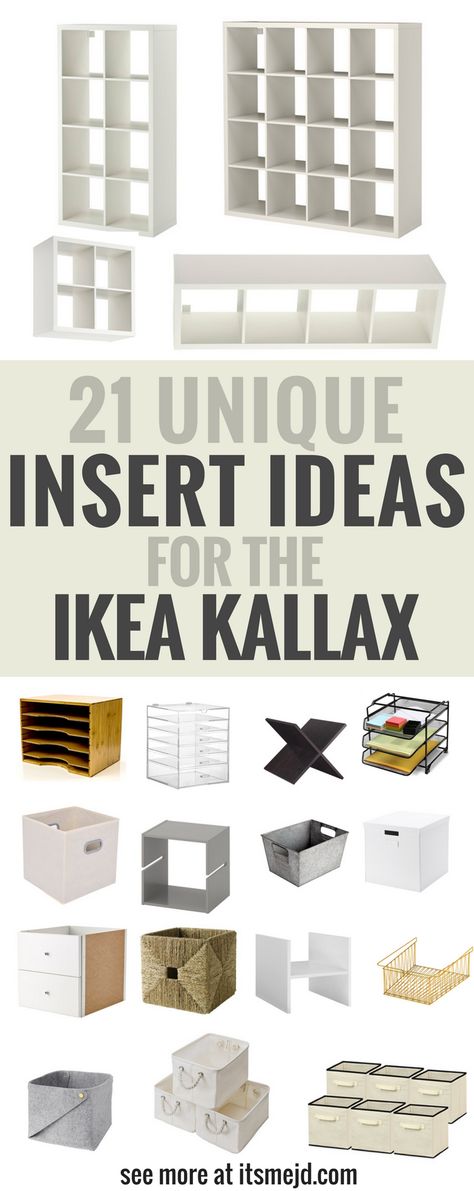 Unique Insert Ideas for an Ikea Kallax Bookcase, DIY , storage, hack Kallax Bookcase, Ikea Desk Hack, Ikea Crafts, Ikea Kallax Hack, Bookcase Diy, Bedroom Hacks, Ikea Hack Ideas, Ikea Bedroom, Ikea Kallax