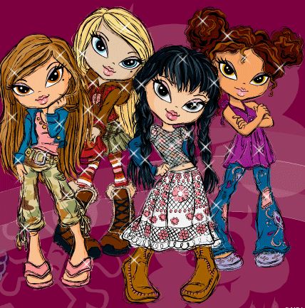 Bratz Nostalgia, Girly Nostalgia, Bratz Kidz, Toy Nostalgia, Bratz Characters, Bratz Movie, The Bratz, Childhood Cartoons, Black Bratz Doll