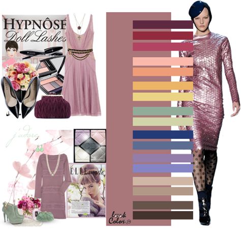 fashion Deep Winter Colors, Colour Combinations Fashion, Color Collage, Color Me Beautiful, Dusty Rose Color, Color Balance, Color Pairing, Color Crush, Soft Summer