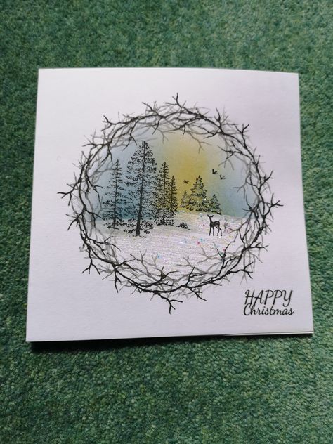 Cardio Christmas Card Ideas, Cardio Stamps Cards, Cardio Majestix Cards, Cardio Cards Christmas, Deer Christmas Cards, Cardio Cards, Christmas Cards 2018, Lavinia Stamps Cards, Silhouette Cards