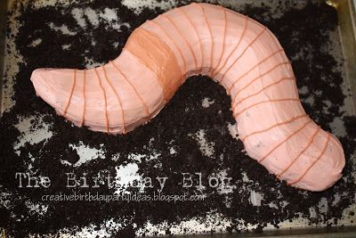 Worm Cake – Stacy Risenmay Worm Cake, Bug Cupcakes, Caterpillar Cake, Funny Birthday Cakes, Seasonal Treats, Ritz Crackers, Bundt Pan, Cake Balls, Girl Birthday Party