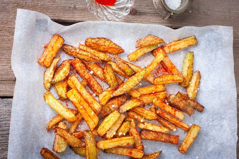 Turnip Fries: Veggie Recipe | The Leaf Nutrisystem Blog Turnips Recipes, Red Meals, Keto Supper, Turnip Fries, Keto Veggies, Turnip Recipes, Keto Vegetables, Keto Breakfasts, Keto Sides