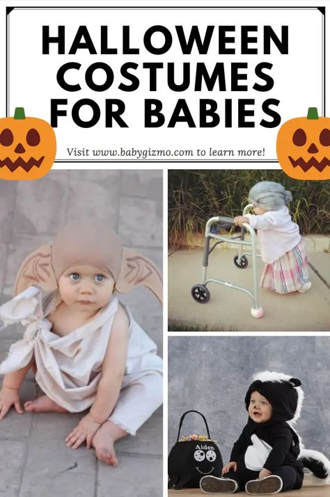 6 Adorable Halloween Costumes for Babies | Baby Gizmo Baby Family Halloween Costumes, Baby Ghost Costume, Halloween Costumes For Babies, Adorable Halloween Costumes, Diy Baby Halloween Costumes, Costumes For Babies, Diy Baby Costumes, Most Creative Halloween Costumes, Sibling Costume