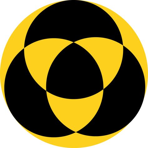 This one is very simple. By using a few circles of different colors and the Pathfinder tool, you can make a warning symbol similar to laboratory warning symbols. Warning Symbol, Different Colors, Circles, Adobe Illustrator, Illustrator, Cricut, Quick Saves, Color