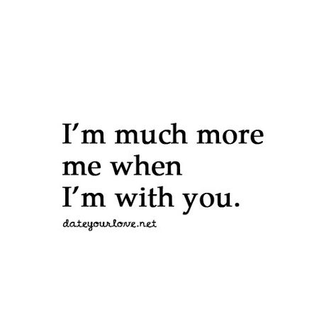 I'm much more me when I'm with you ❤️ I’m Obsessed With You, I Think I Like You, Silly Characters, Books 2024, Working On Me, Soulmate Love Quotes, I Hope You Know, Post Quotes, Life Quotes To Live By