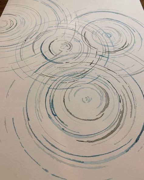 Water Sketch, Movement Drawing, Abstract Tattoo Ideas, Texture Drawing, Kawaii Tattoo, Water Drawing, Sketchbook Drawings, Famous Artwork, Minimalist Tattoos