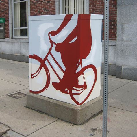 Urban Street Art, Bicycle Art, Bike Art, Outdoor Art, Land Art, Public Art, Box Art, Artsy Fartsy, Graffiti Art