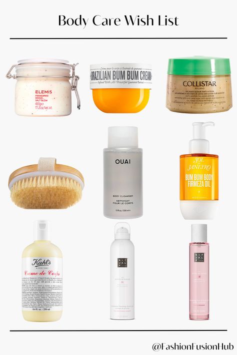 body care wish list with best exfoliating and hydrating product for your body 😍✨ #WishList #BodyCare #Scrub #Winter #SelfCare Winter Selfcare, Selfcare Essentials, Acne Scrub, Care Routine Aesthetic, Skin Care Routine Aesthetic, Body And Skin Care, Healthy Hair Routine, Pampering Routine, Routine Aesthetic