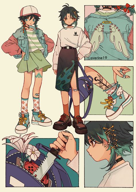 Draw Cute, Arte Punk, 캐릭터 드로잉, Cute Skirts, Art Inspiration Drawing, Pretty Art, Character Design Inspiration, Drawing Inspiration, Drawing Reference