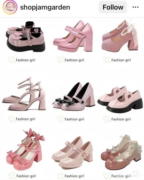 Pink Coquette Shoes, Coquette Boots, Coquette Shoes, Coquette Stuff, Big Girl Dresses, Shoes Names, Cute Shoes Heels, Girls Dress Shoes, Kawaii Shoes