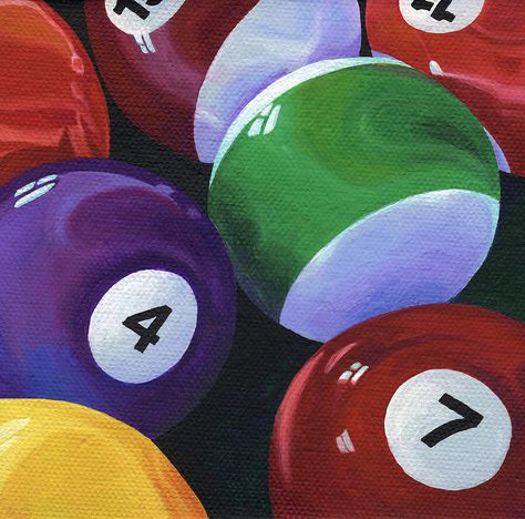 . Billiards Art, Man Cave Bar Diy, Casino Art, Room Decor Men, Room Decor Man, Lucky Seven, Billiards Room, Pool Hall, April Art