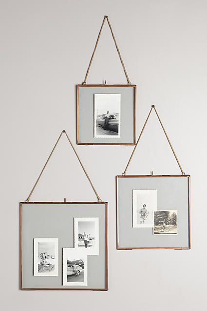 DIY Knock Off Anthropologie Frame Project Room, Pic Wall, Hanging Picture Frames, Hanging Frames, Diy Picture, Wall Gallery, Small Wall, Hanging Pictures, Hanging Mirror