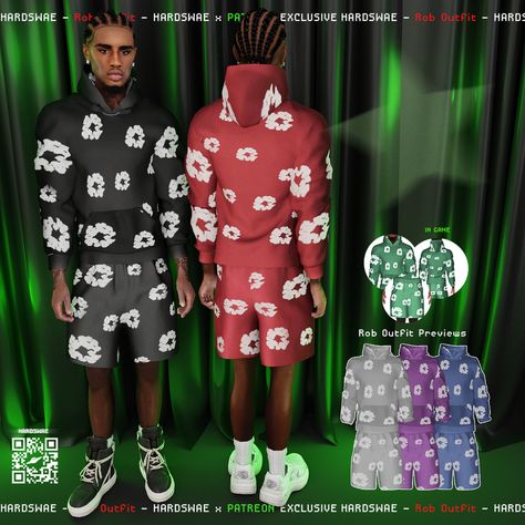 (HARDSWAE) Rob Outfit ✩. | Hardswae. Sims 4 Free Mods, Sims 4 Men Clothing, Sims 4 Male Clothes, Sims Baby, Sims 4 Traits, Sims 4 Cas Mods, The Sims 4 Pc, Free Sims 4, Sims 4 Children