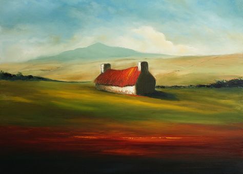 Padraig Mccaul, Seascape Artists, Contemporary Landscape Artists, Irish Landscape, Bad Art, Irish Art, Landscape Art Painting, Painting Workshop, Naive Art