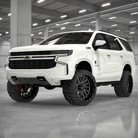 2021 Chevy Tahoe Lifted on 26" Wheels, 37" Tires Lifted Tahoe, Lifted Chevy Tahoe, Chevy Suv, Custom Wheels Trucks, Chevy Stepside, Custom Lifted Trucks, Chevy Diesel Trucks, Custom Pickup Trucks, Custom Chevy Trucks