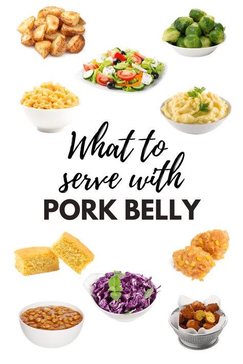 Wondering what to serve with pork belly? Here are 13 savory sides that will turn your pork belly into an unforgettable feast. Sides For Pork Belly Dinners, Side Dish For Pork Belly, Sides For Pork Belly, Pork Belly Recipes Easy Quick, What To Serve With Pork Belly, Pork Belly Sides Dishes, Pork Belly Sides, Savory Side Dishes, Pork Belly Burnt Ends