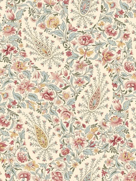 Trim Lighting, Wallpaper Trim, Textile Wallpaper, Print Design Art, Window Covering, Paisley Art, Textile Prints Design, Childhood Home, Textile Pattern Design