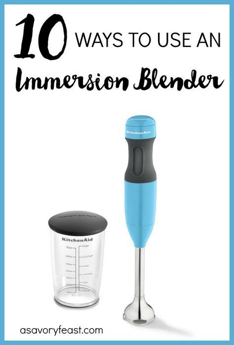 Immersion Blender Recipes, Emulsion Blender, Kitchen Devices, Blender Smoothie, Best Smoothie, Countertop Appliances, Leek Soup, Immersion Blender, Blender Recipes