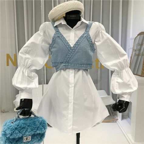 White Dress Puff Sleeve, Dress Puff Sleeve, Spring Dresses Women, What Do, Do You, Mode Inspo, Kpop Fashion Outfits, Spring Dress, Kpop Outfits