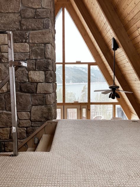 New Carpet in the Cabin Loft! - Chris Loves Julia Loft Carpet, Floor Design Ideas, Round Carpet Living Room, Cabin Loft, Kitchen Carpet Runner, Hall Carpet, Deep Carpet Cleaning, Carpet Ideas, Carpet Stores