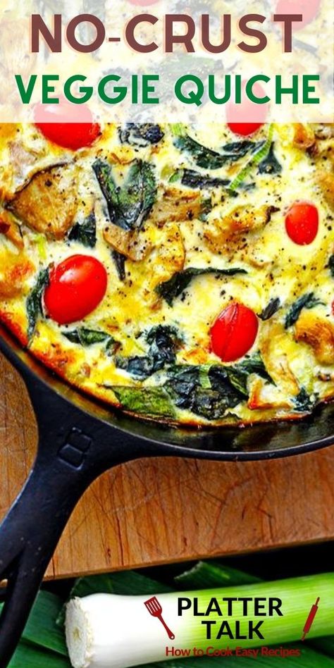 Crust Free Quiche, Quiche No Crust Recipes, Quiche Recipes Easy No Crust, Ww Quiche Recipes, Quish Recipes Easy No Crust, No Crust Quiche Recipes Easy, Quiche Recipes No Crust, No Crust Quiche Recipes, Easy Quiche Recipes Simple