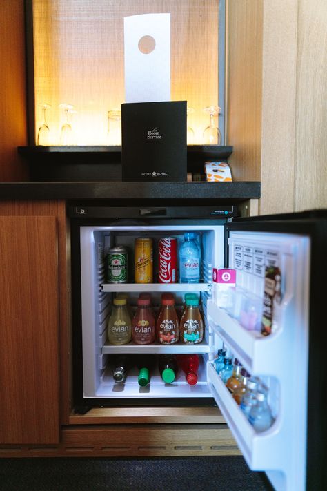 open black compact refrigerator filled with soda bottles photo – Free Hôtel royal (5* palace ) evian resort Image on Unsplash Dorm Fridge, Cool Mini Fridge, Mini Fridge With Freezer, Best Refrigerator, Mini Fridges, Compact Refrigerator, Royal Hotel, Room Pictures, Mini Fridge