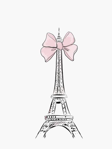 Photo Wall Collage Pink, Eiffel Tower Drawing, App Ikon, Paris Wallpaper, Bow Wallpaper, Girly Wall Art, Pink Posters, Poster Room, Pink Vibes