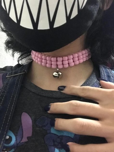 Kandi Choker, Roll Clothes, Kandi Inspiration, Emo Emo, Kandi Beads, Kandi Inspo, Diy Kandi Bracelets, Diy Kandi, Kandi Ideas