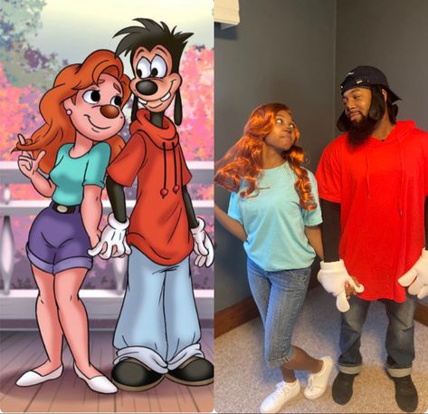 #disney #roxanneandmax #goofymovie #couplescostume #costume #disneycostumes #halloween Max And Roxanne Costume, Roxanne Costume, Max Costume, Max And Roxanne, Disney Cruise, Halloween Costumes, Family Guy, Halloween, Disney