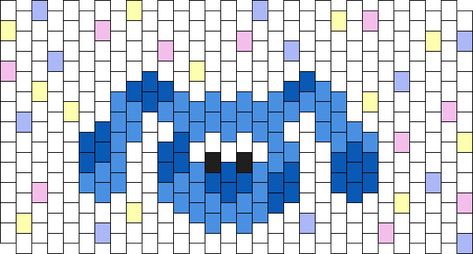 Blues Clues <3!! Pony Bead Patterns | Characters Kandi Patterns for Kandi Cuffs Bluey Kandi Pattern, Stitch Beads, Kandi Cuff Patterns, Kandi Cuffs, Kandi Ideas, Kandi Cuff, Pony Bead Patterns, Kandi Patterns, Photo Pattern