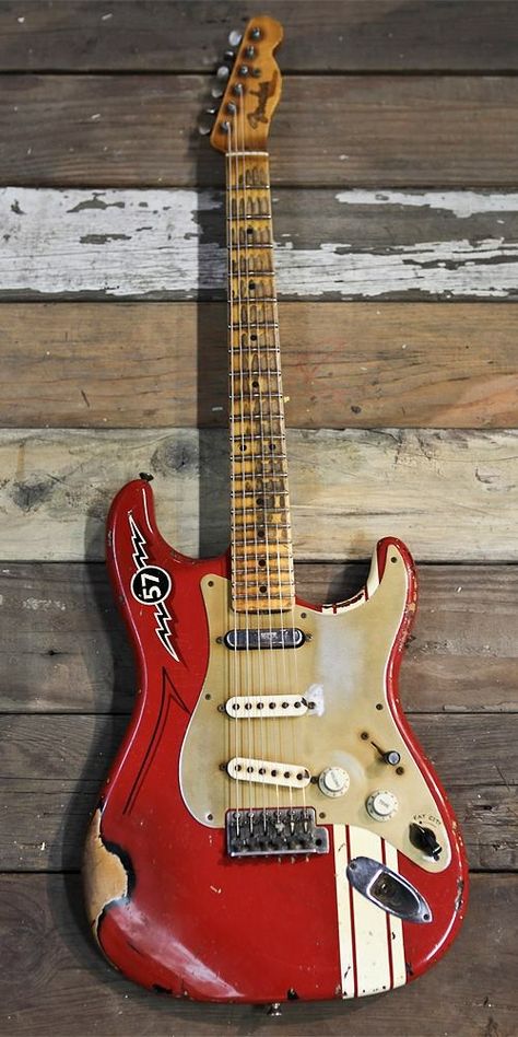 Red Electric Guitar, Guitar Room, Stratocaster Guitar, Learning Guitar, Guitar Obsession, Guitar Finishing, Telecaster Guitar, Guitar Kits, Guitar Pics