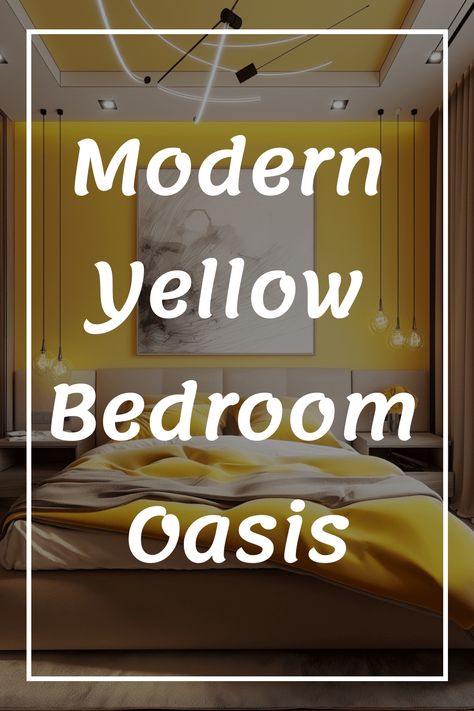 Create your own modern yellow bedroom oasis with these stunning decor ideas. Embrace the warmth and vibrancy of yellow to elevate your space. From mustard accents to soft pastels, transform your bedroom into a cozy retreat. Let the sunshine in and brighten up your room with pops of yellow for a refreshing look and feel. Whether you prefer a bold statement or subtle touches, there are endless possibilities to style your dream bedroom with this cheerful color palette. Mustard Walls Bedroom, Bedroom Colors Yellow, Yellow Teen Bedroom, Mustard Yellow Accent Wall, Mustard Yellow Bedroom Ideas, Modern Yellow Bedroom, Oasis Room, Mustard Accents, Mustard Yellow Bedrooms