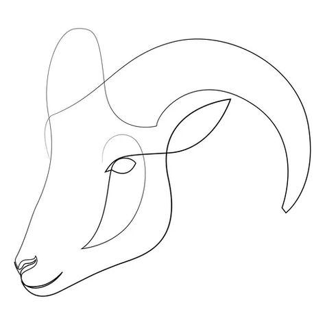 Ram abstract logo with black mono line goat head Vector Image Goat Head, Abstract Logo, Logo Icon, Black Logo, Logo Icons, Free Vector Images, Icon Design, Goats, Ram