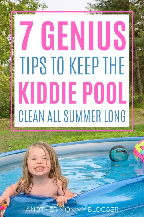 Pool Cleaning Tips, Pool Deck Decorations, Blow Up Pool, Pool Storage, Summer Cleaning, Children Swimming Pool, Swimming Pool Cleaning, Pool Hacks, Pool Skimmer