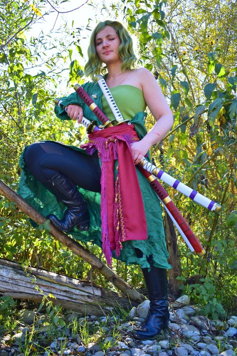 Fem Zoro, Fem Cosplay, One Piece Cosplay, Zoro One Piece, Roronoa Zoro, Series Movies, Saree, One Piece