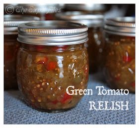 Sweet Green Tomato Relish Recipe, Green Tomato Chow Chow Recipe, Canning Green Tomatoes, Chow Chow Relish, Chow Chow Recipe, Green Tomato Salsa, Green Tomato Relish, Earth Food, Pickled Green Tomatoes