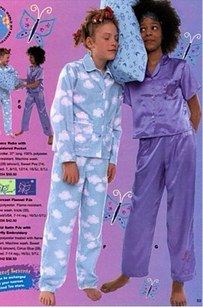 These ~silky~ pajamas that all of your friends had: | 21 Limited Too Items That Will Remind You Of A Simpler, More Glittery Time Baby G Shock, Cosmo Girl, Silk Pjs, Silky Pajamas, Limited Too, Pajama Party, Slumber Parties, Girl Stickers, Girls Pajamas