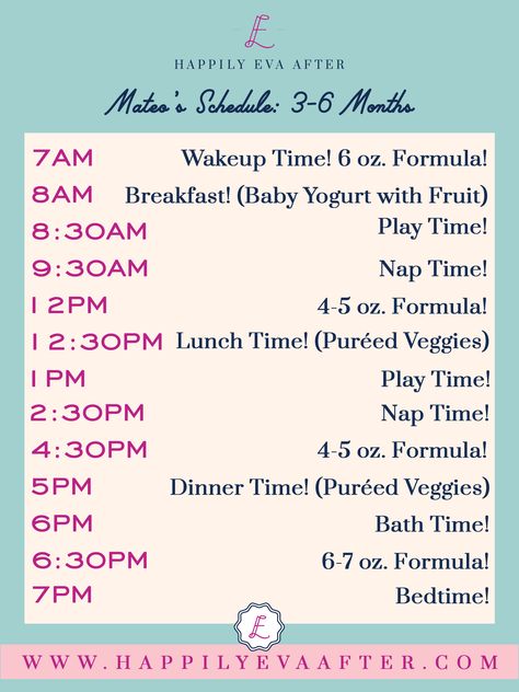 Eva Amurri shares her baby schedule for 3-6 months 6 Months Eating Schedule, Feeding Schedule For 4 Month Old, Food Schedule For 4 Month Old, 4 Month Solid Food Schedule, Schedule For 5 Month Old Baby, 5 Month Schedule With Solids, 6 Months Baby Schedule, Schedule For 6 Month Old Baby, Baby Food Schedule 4 Months