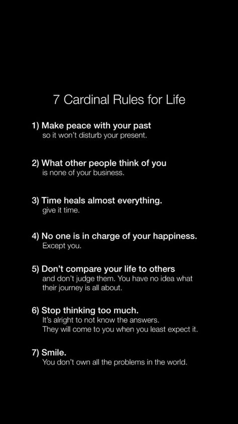 Rules For Life, Dont Compare, Life Rules, Make Peace, Hard Times, Other People, For Life, Self Help, Thinking Of You