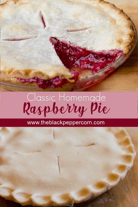 Easy Raspberry Pie Recipe, Country Pie, Easy Homemade Pie, Raspberry Pie Recipe, Tart Raspberry, Raspberry Pie Filling, Pie Pastry, Hp Sauce, Pie Filling Recipes