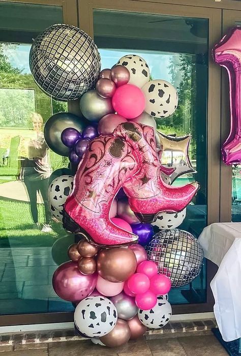 Pink Cowgirl Boots Balloon, Cowboy boots Balloon, Cowgirl Balloon, Cowboy Party, Cowgirl Party Cowgirl Birthday Party Decorations, Wild West Birthday Party, Western Themed Party, Cowgirl Party Decorations, Cowgirl Baby Shower, Wild West Birthday, Cowgirl Baby Showers, Bling Party, Western Birthday Party