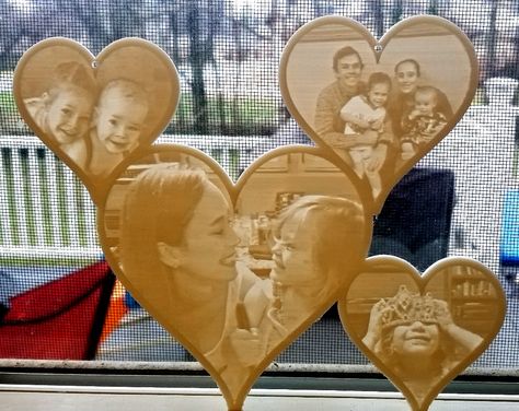 Crop Pictures, 3d Ideas, 3d Printing Diy, 3d Printing Projects, 3d Printing Service, Decoration Photo, 3d Heart, Photo Decor, Heart Frame