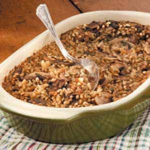 Barley Casserole Recipe, Barley Casserole, Barley Mushroom, Mushroom Bake, Mushroom Barley, Mushroom Barley Soup, Barley Recipe, Mushroom Casserole, Beef Barley