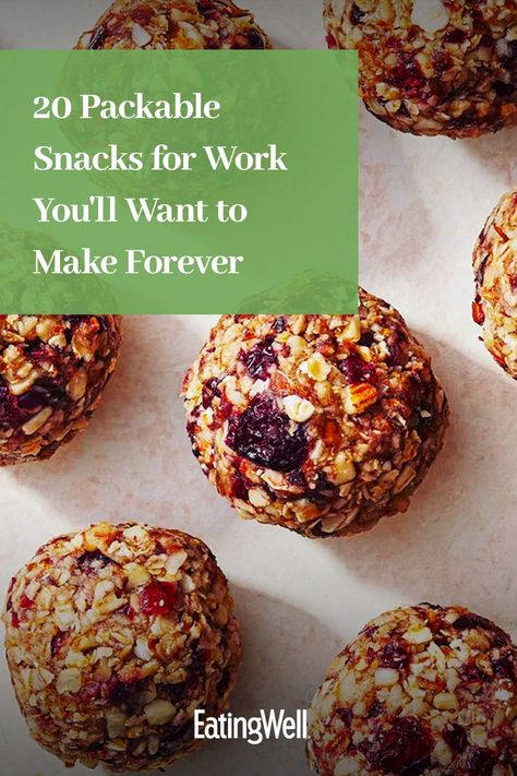 These satisfying snacks are perfect for packing for work. From energy balls to creamy dips, these four- and five-star recipes are so good, you’ll want to make them forever. Recipes like our Snickerdoodle Almonds and our High-Fiber Guacamole Snack Jar are flavorful and filling to munch on. Snacks To Pack For Work, Packable Snacks, Low Cholesterol Snacks, Creamy Dips, Heart Healthy Desserts, Low Sodium Snacks, Satisfying Snacks, Heart Healthy Snacks, Snack Jar