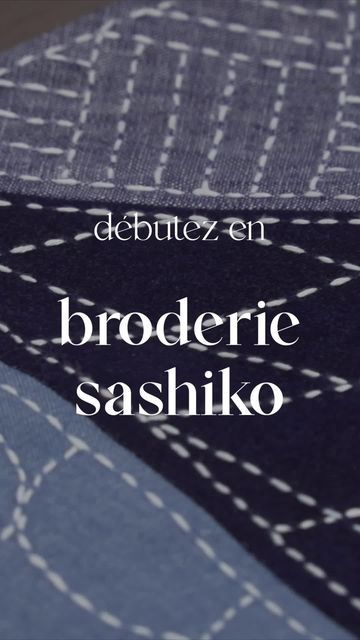 Artesane on Instagram: "NOUVEAU COURS | Débutez la broderie sashiko avec Marie-Noëlle Bayard⁠ ⁠ Des motifs aux inspirations nippones, des points minimalistes et très précis, un résultat élégant et décoratif, voilà ce qui vous attend dans ce cours sur la broderie sashiko. Marie-Noëlle Bayard vous transmet aujourd’hui une partie de son immense savoir-faire pour vous apprendre à broder un sac ou bien un kimono selon cette technique ancestrale japonaise. ⁠ ⁠ Offrez-vous un voyage au pays du soleil l Sashiko Embroidery, Japanese Embroidery, Couture, Embroidery, Instagram, Patchwork